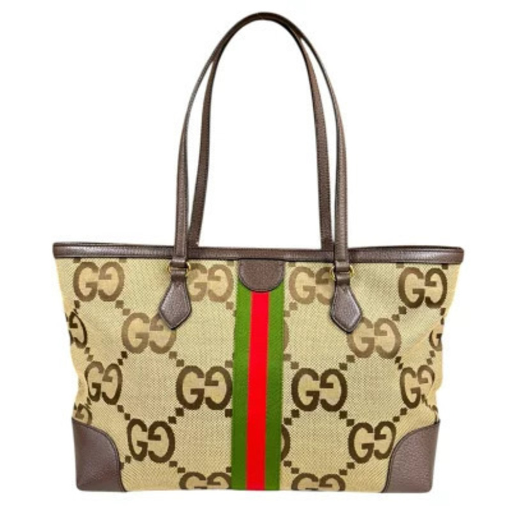 Gucci Tote Bag Beige Jumbo GG Leather - Picture 3 of 8